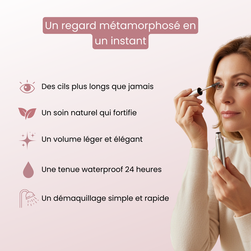 Nivra IronEye- Mascara naturel, allongeant & fortifiant.