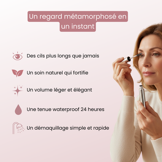 Nivra IronEye- Mascara naturel, allongeant & fortifiant.